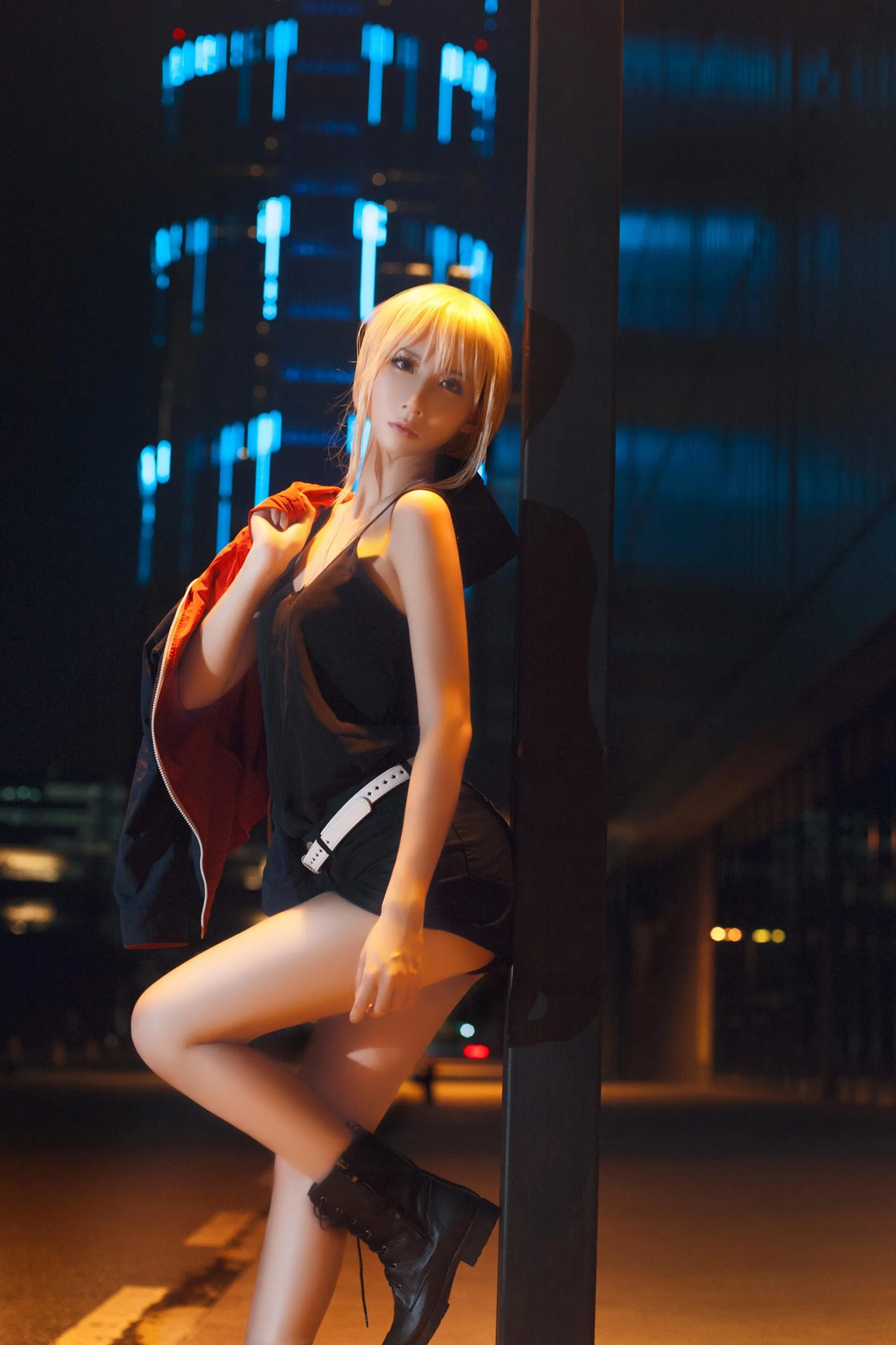 半半子 – NO.42 黑贞4 [34P]插图5